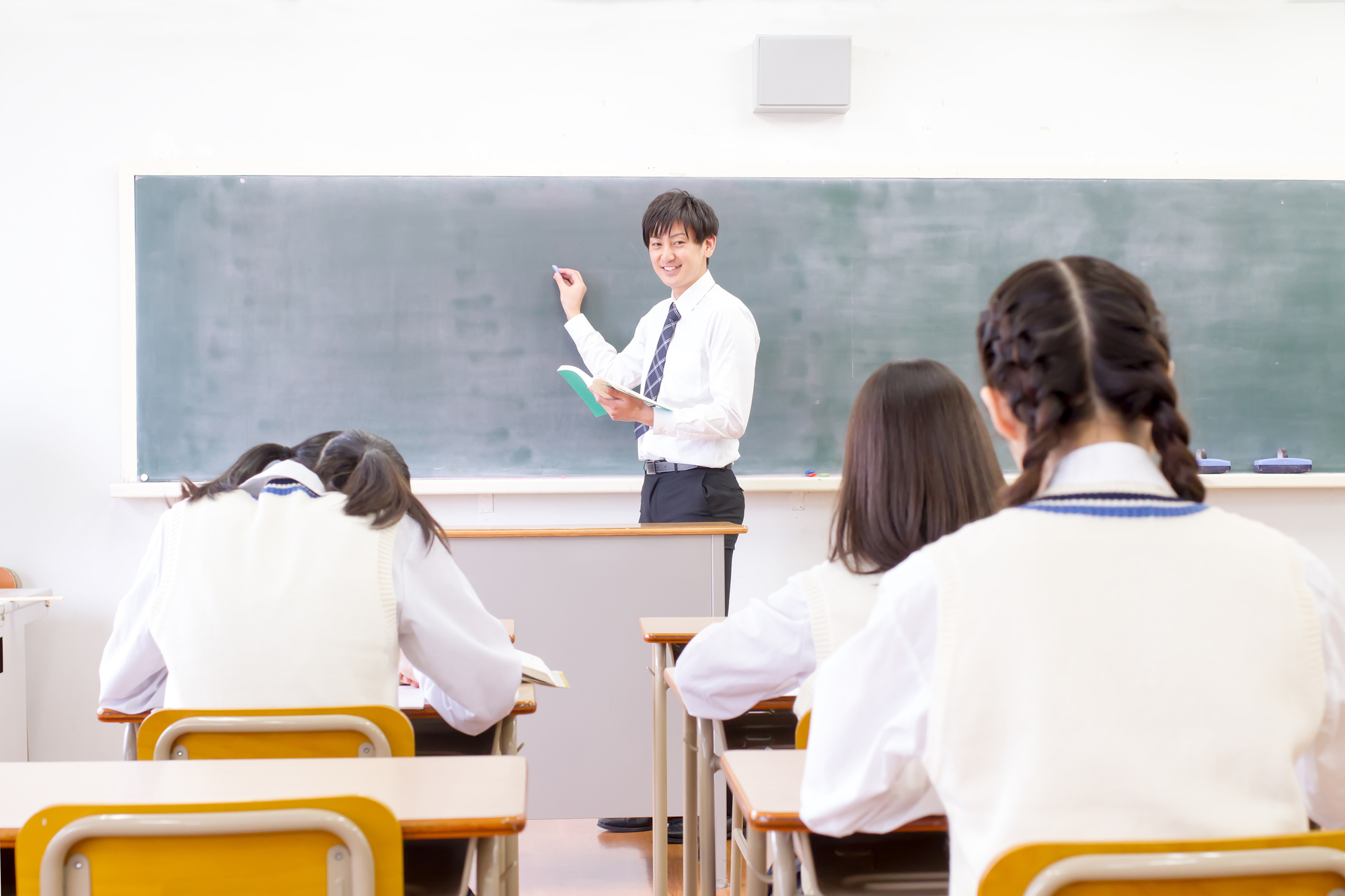 中学校の授業風景