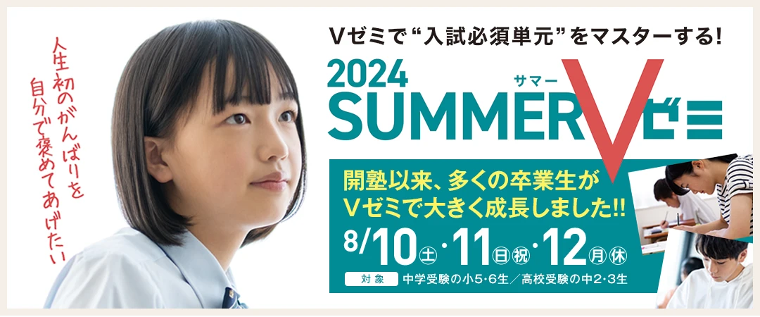 サマーVゼミ［夏の集中特訓］
