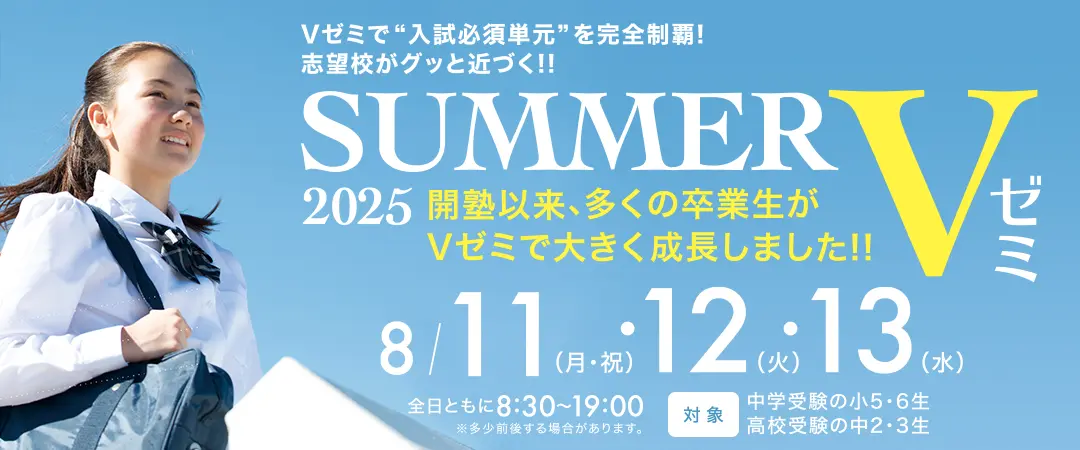 サマーVゼミ［夏の集中特訓］