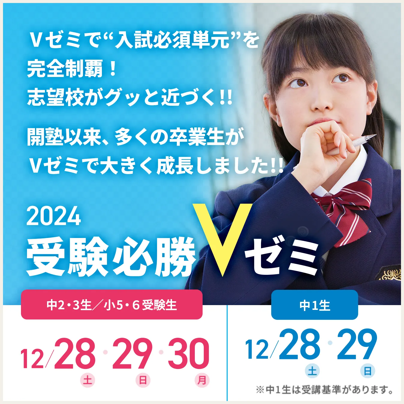 受験必勝Vゼミ［冬の集中特訓］